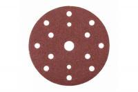 Круг  шлифовальный на липучке с отверстиями  5 шт. 150мм G40