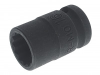 Головка торцевая 1/2" 16мм 12-ти гранная ударная L=38мм JTC