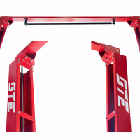 Подъемник электрогидравлический 4т 110-1900мм 2-х стоечный 220В верх.синхрон. (электр. спуск) GTE Подъемник электрогидравлический 4т 110-1900мм 2-х стоечный 220В верх.синхрон. (электр. спуск) GTE