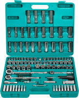 Jonnesway S05H48107S Набор инструмента универсальный 1/4", 3/8" и 1/2"DR, 107 предметов